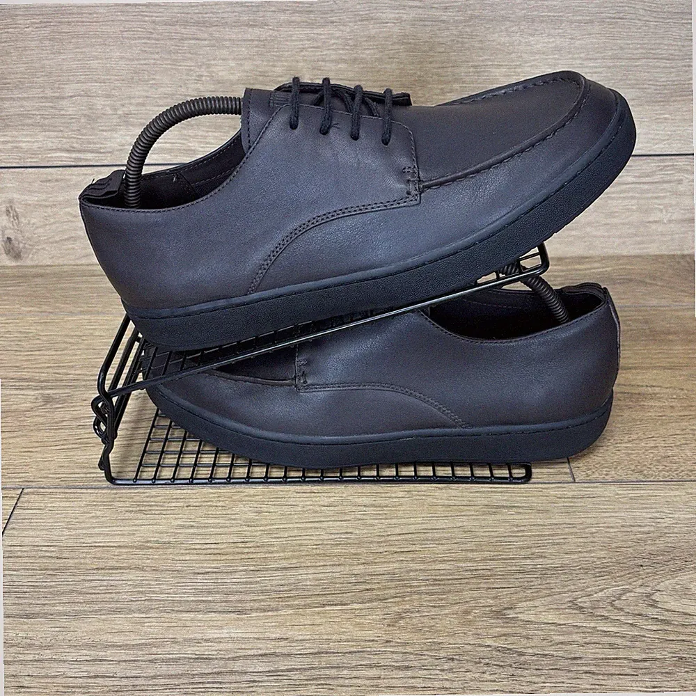 FitFlop Schuhe Herren Größe UK 10 Craft Q Braun Leder Mokassins Derby Halbschuhe