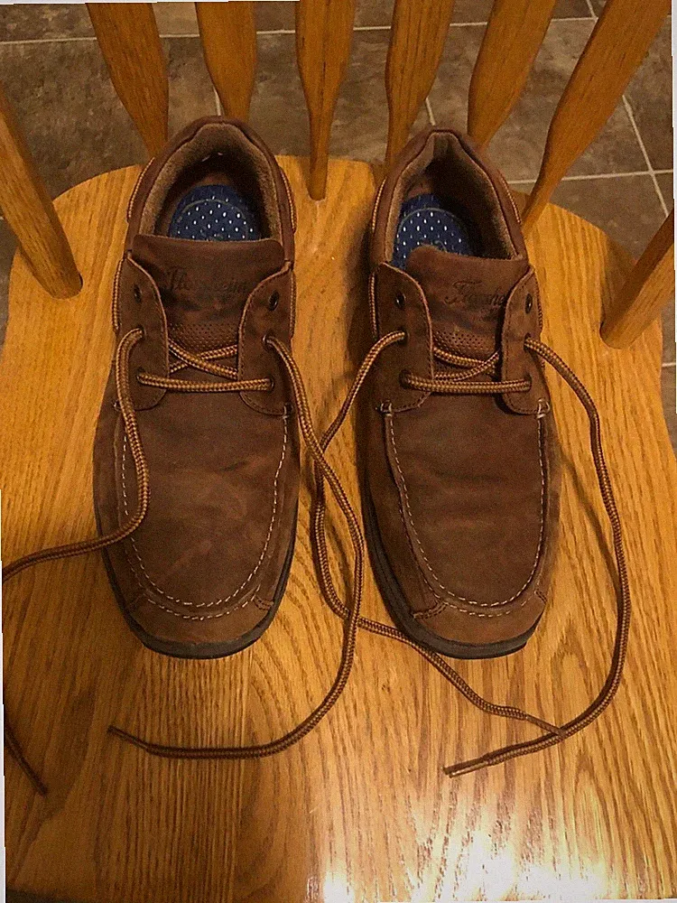 Flörsheim Brown Leather Shoes or Loafers Size 8.5 EEE - in great condition 💫