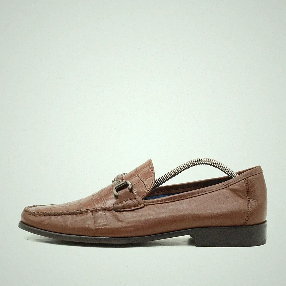 Krokodilprägung Loafers Herren