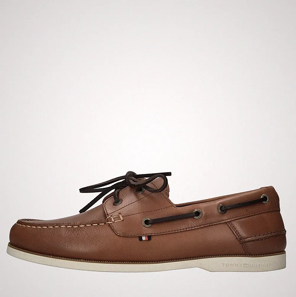 FM0FM05569 TOMMY HILFIGER Herren Halbschuhe und Slipper Braun Amz01_hilf