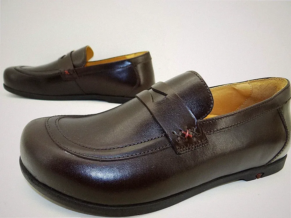 Footprints by Birkenstock Mainz Slipper Loafer Halbschuhe Damen Leder Gr37 Braun