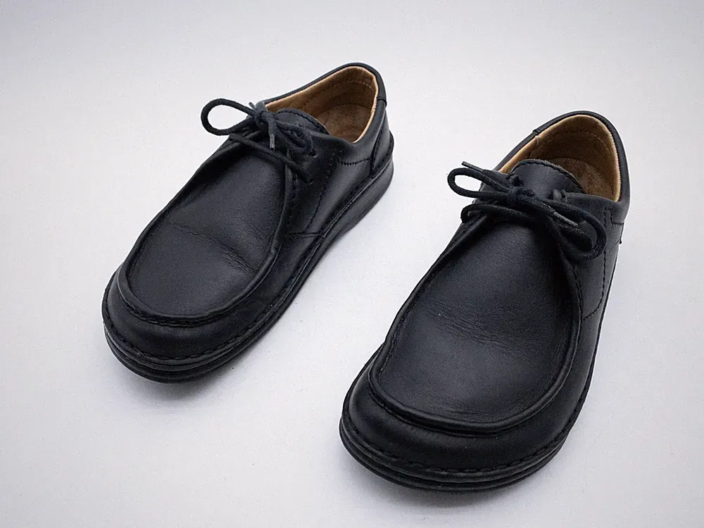 footprints Herren Halbschuh Freizeitschuh Leder schwarz Gr 42 EU Art 37354-98