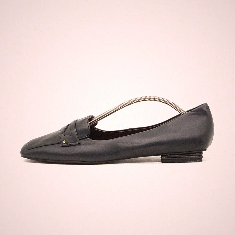 Franco Sarto Damen Slipper EU 40,5 Tesica Schwarz Komfort Loafer