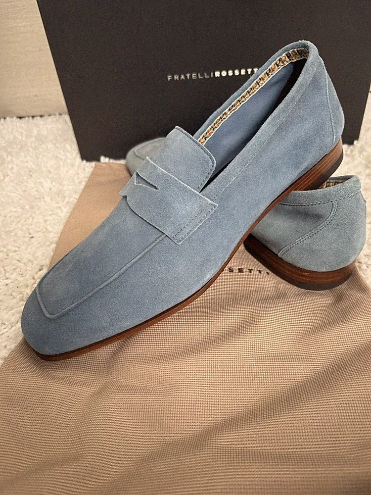Fratelli Rossetti loafers schuhe scarpe Gr. 42.5 UK 8.5 Neu m. Karton €389