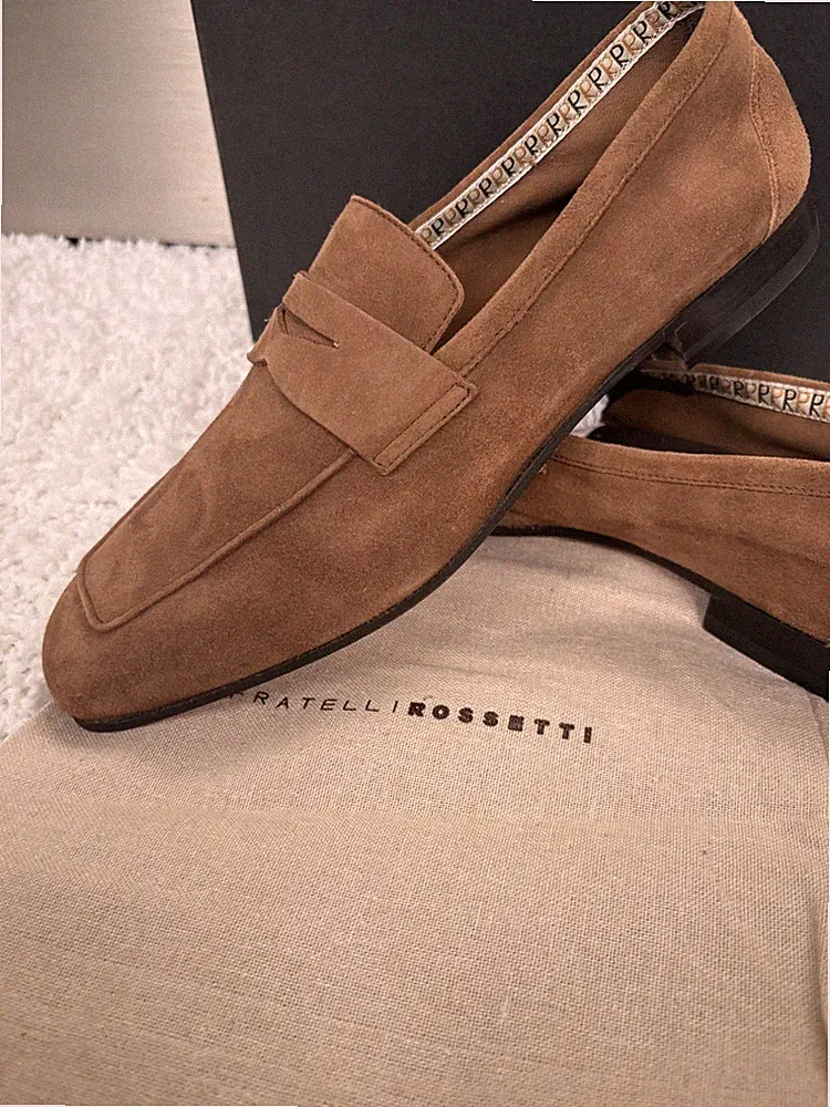 Fratelli Rossetti loafers schuhe scarpe Gr. 43 UK 9 m. Karton €389