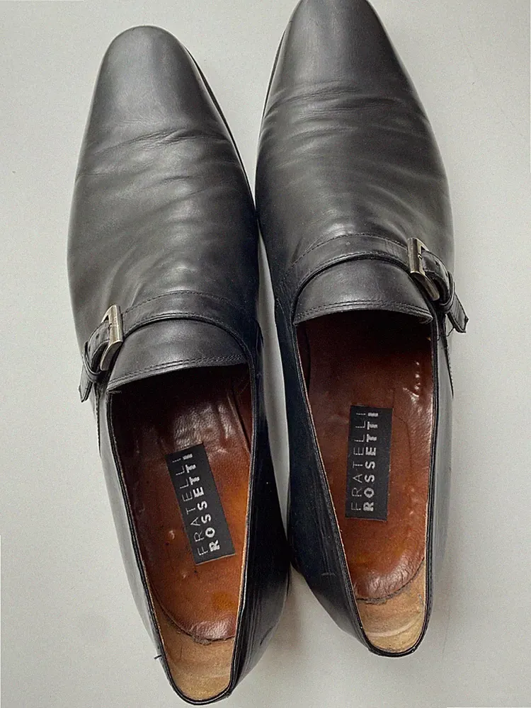 Fratelli Rossetti Loafers , schwarz , Slipper Gr. 10 UK