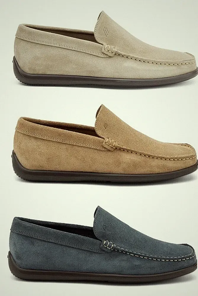 FRAU VERONA 14F4 P/E Herren Schuhe Halbschuhe Sneaker Leder Wildleder Casual Slipper
