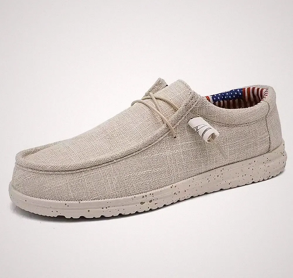 Freizeitschuhe Elegante Halbschuhe Herren Damen Canvas