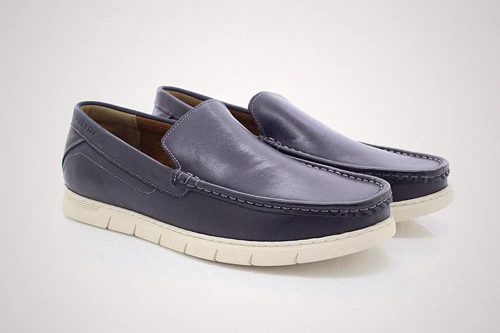Front Dino Herren Leder Komfort Stil Formell Elegant Slipper Leger Halbschuh Schuhe