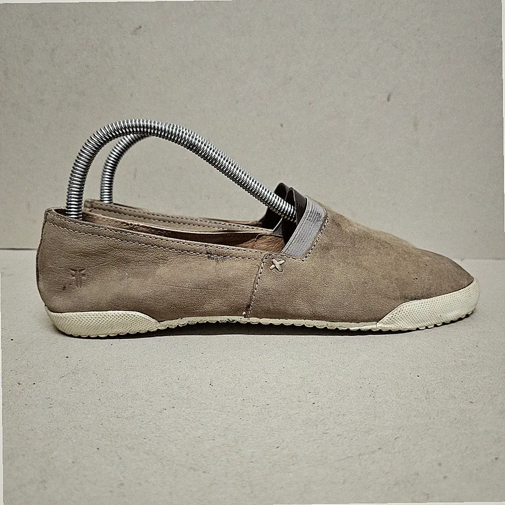 FRYE Melanie Antikleder Cognac Slipper Sneaker 3471703 Halbschuh Gr Uk6