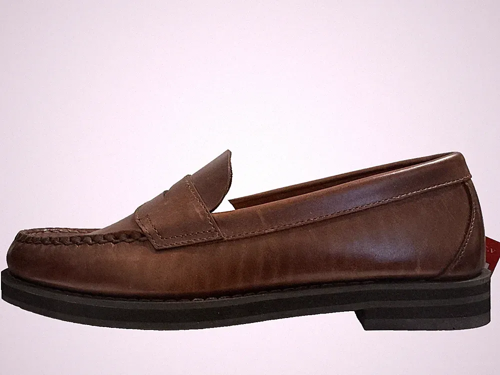 G.H. Bass & Co. Weejuns Logan Penny Loafer Aus Leder UK 9 US 10 EU 43 REF H53+