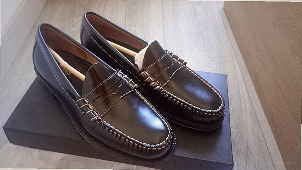 G.H. Bass Easy Weejuns Larson Penny Halbschuhe | Größe 41,5 EU | Brandneu