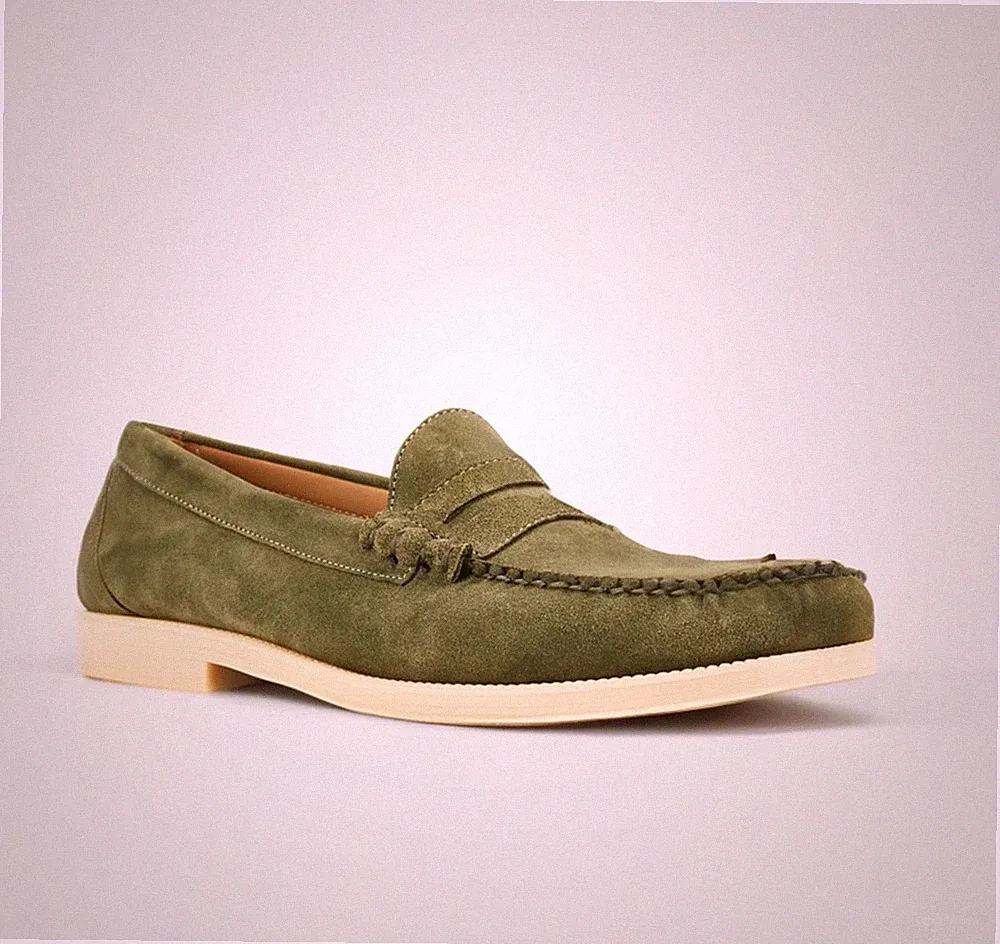 G.H.BASS Larson Easy Weejuns Oiled Suede Loafers Size US8.5 Men