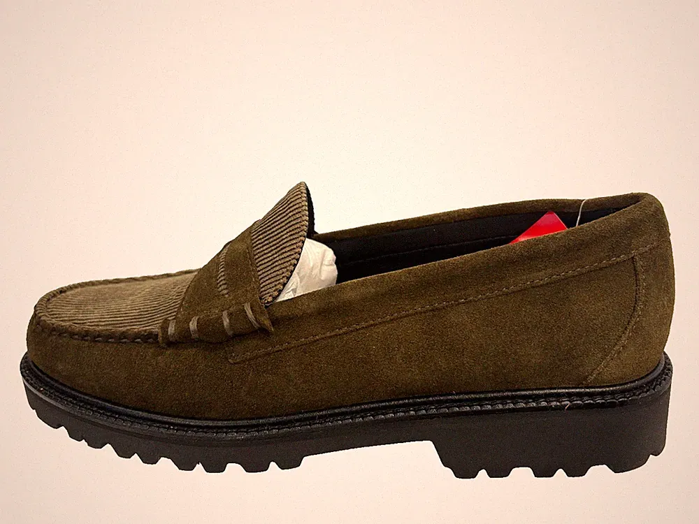 G.H.BASS Weejuns Larson Lug Penny Loafer UK 8 US 9 EU 42 REF H85*