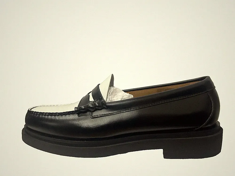 G.H.BASS Weejuns STEP Larson Penny Loafer UK 9 US 10 EU 43 REF H74