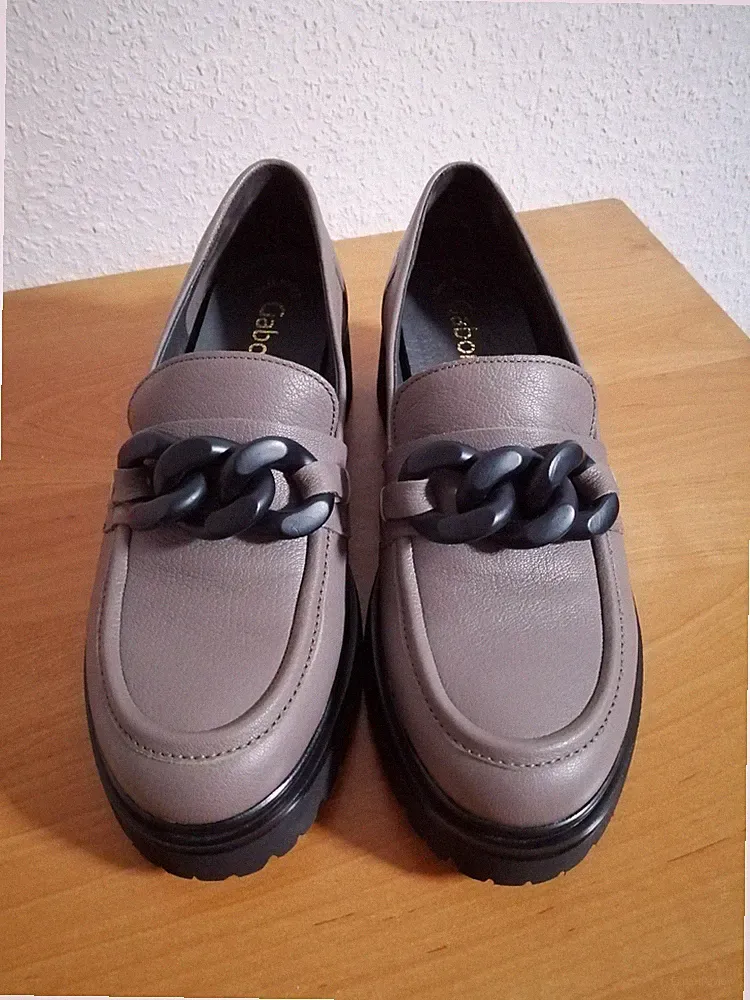 Gabor Best Fitting Damen Leder Loafer Gr. 39,5 (6,5) Neue