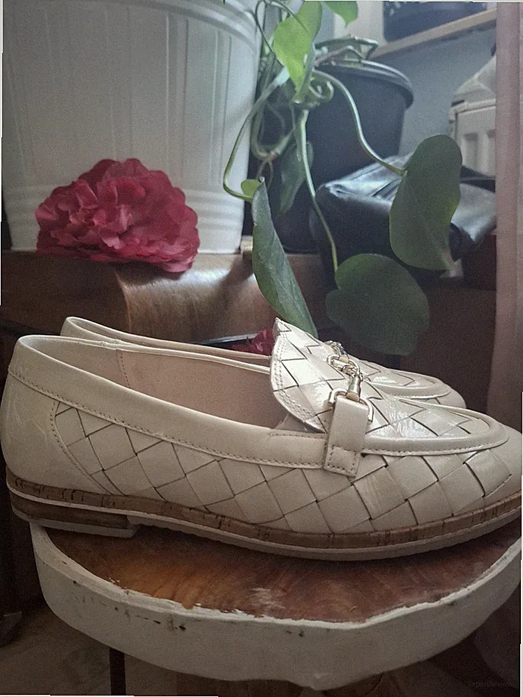 Gabor Comfort Loafer Slipper Gr. 41 5 (G 4) Echtleder Beige Wie Neu