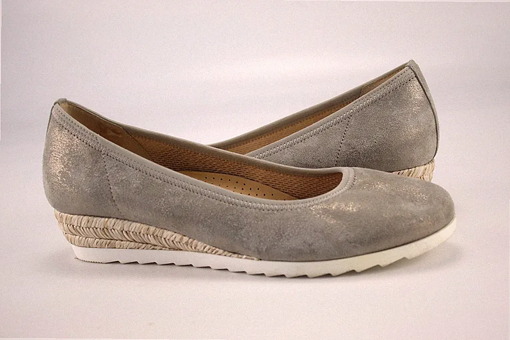 Gabor Gr.37,5 Uk.4,5 Damen Halbschuhe Ballerinas Slipper Loafers TOP M 640