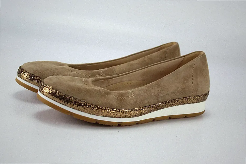 Gabor Gr.37,5 Uk.4,5 Damen Halbschuhe Ballerinas Slipper Loafers TOP R 143