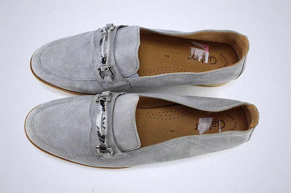 Gabor Gr.40,5 Uk.7 Komfort Damen Ballerinas Slipper Loafers WIE NEU P 316