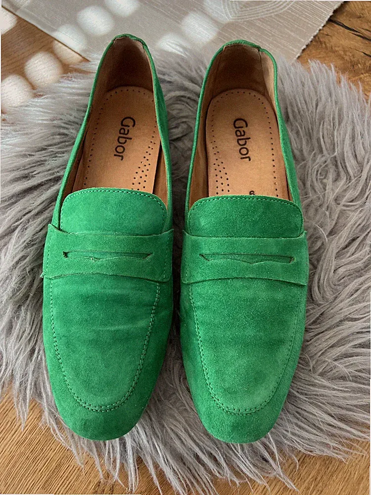 Gabor Loafer Slipper Grün 39