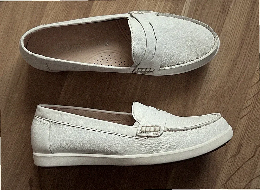 ❤️Gabor Slipper Loafer Schuhe bequem Leder Gr. 6/1/2 hoher Neupreis