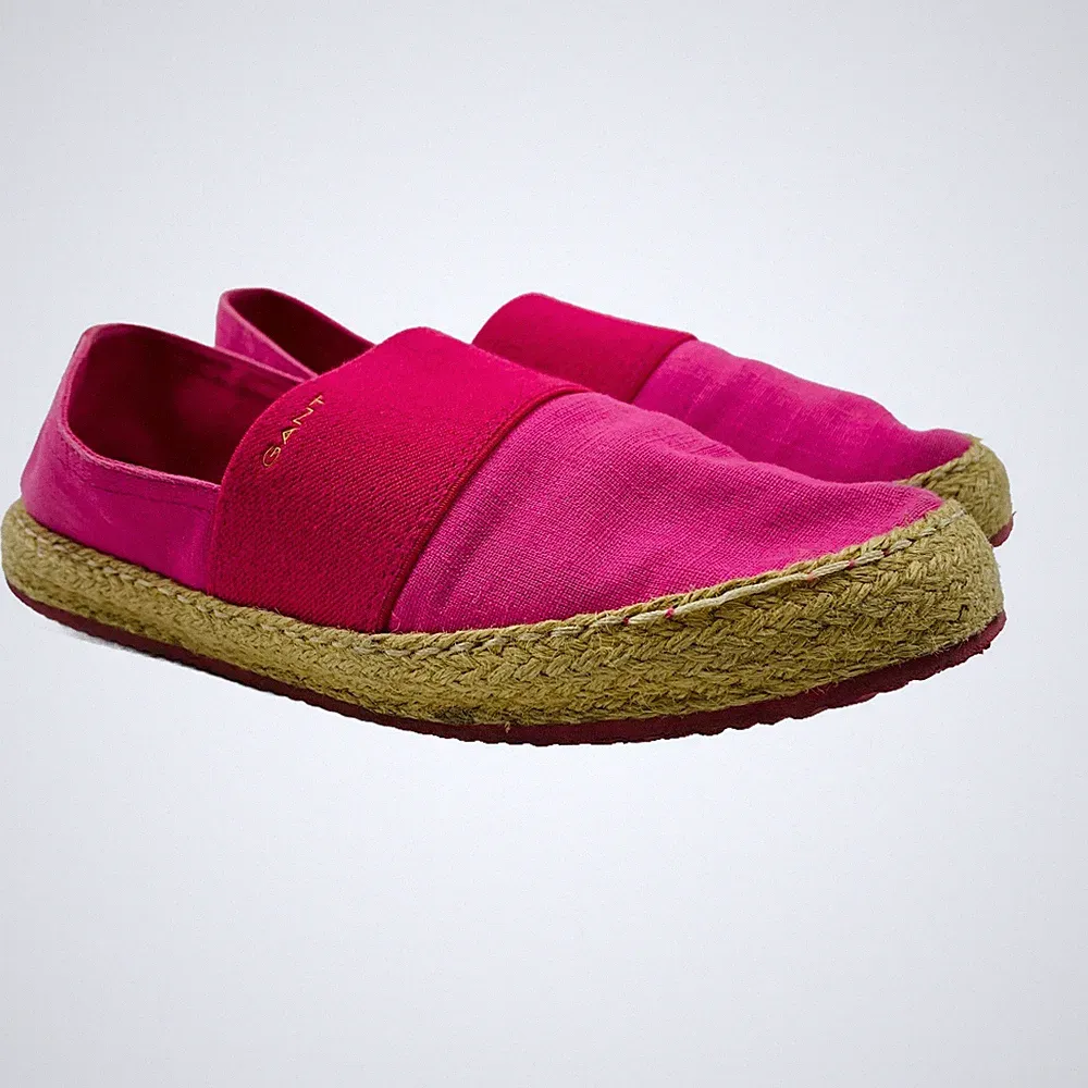 GANT Damen Pink Espadrilles Flache Loafer Schuhe Slip-On EUR 39 UK 5.5 US 7.5