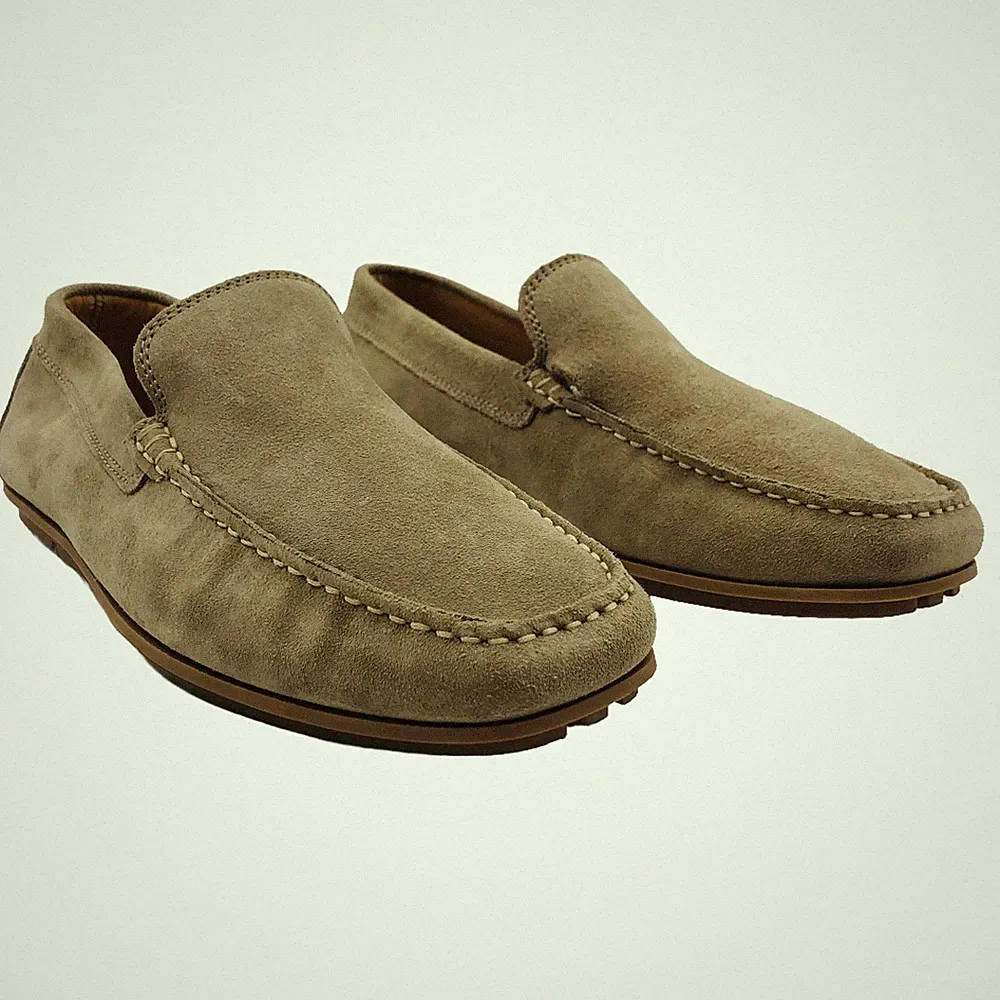 GANT Herren Beige Wildleder Slip-On Loafer Schuhe EUR 41 UK 7 US 9