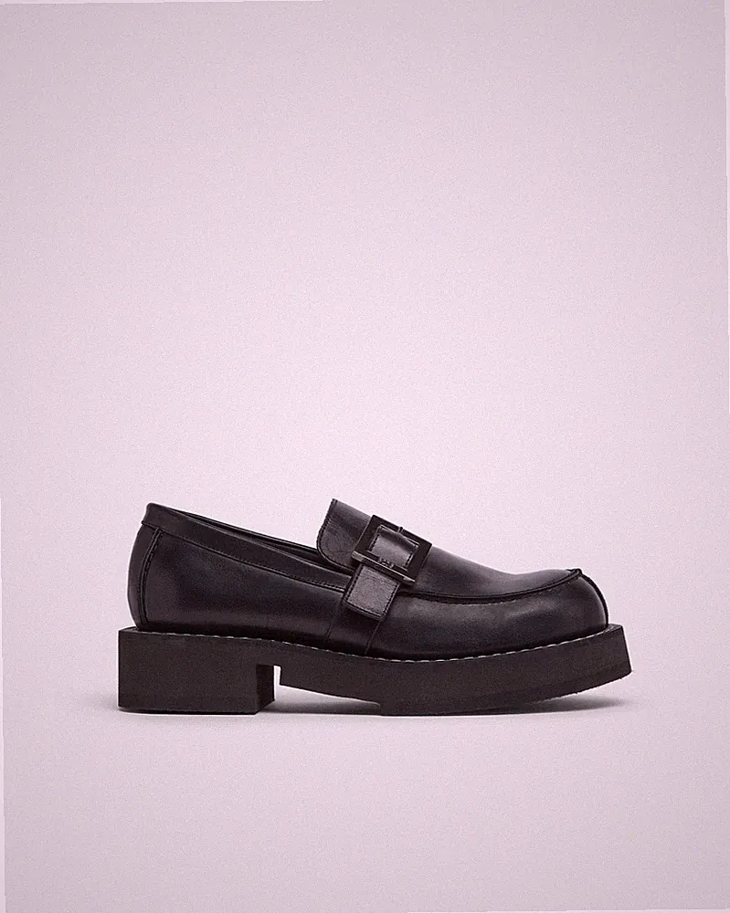 GCDS X Clarks Unisex Schwarz Leder Halbschuhe UVP 275£