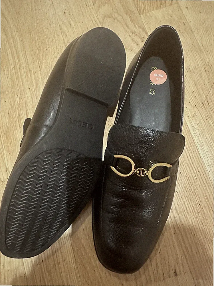 Geox 41 Damen Loafer Slipper New Leder