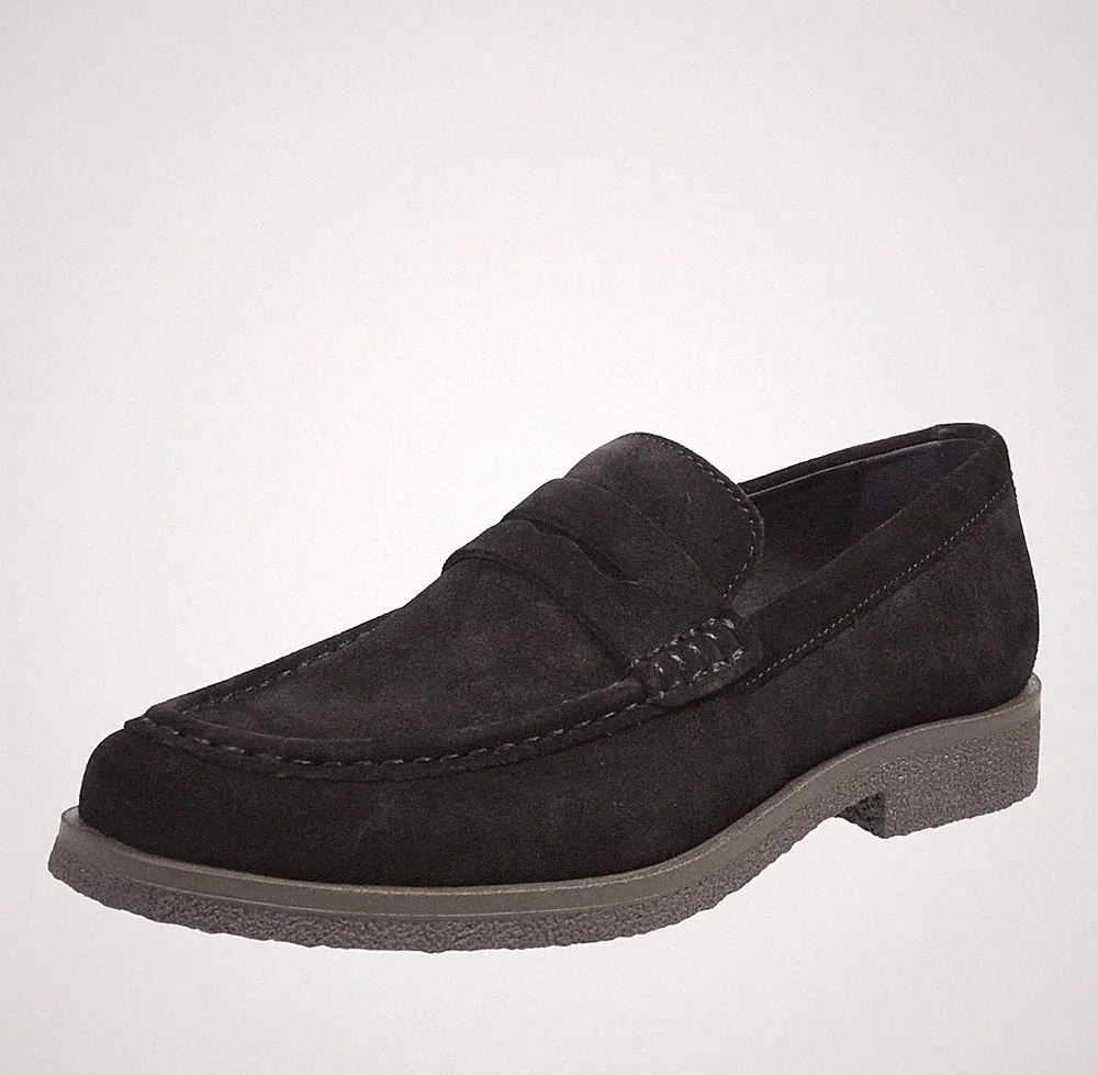 Geox Claudio - blaue Wildleder Halbschuhe - Größe 41 [26,5 cm] Herrenschuhe Halbschuhe