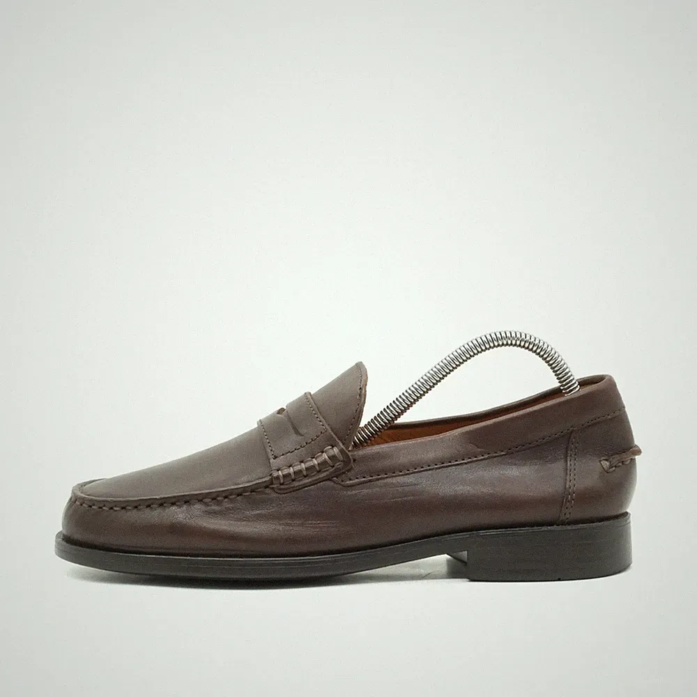 Geox Herren Freizeitschuh EU 42 U641ZB Braun Leder Atmungsaktiv Loafer