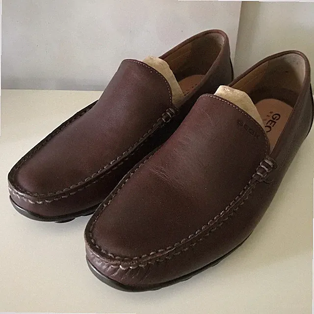 GEOX Leder Halbschuhe Echtledersohle, Sohle "atmet" 43