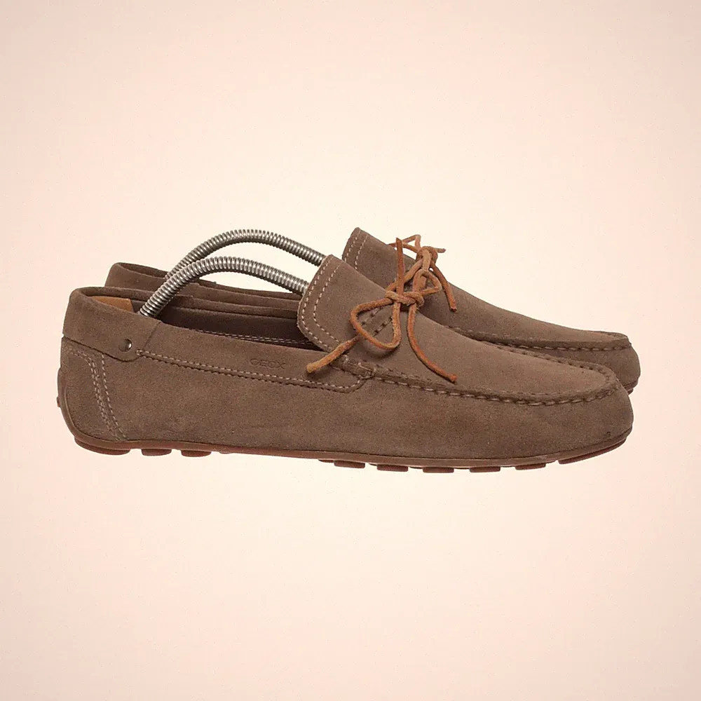 Geox Respira, Loafers, Größe: 43, Leder, Grau, Herren #n2D