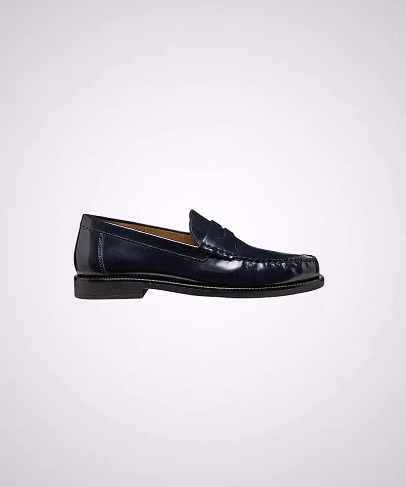 Geox Schuhe Halbschuh Leder Blau