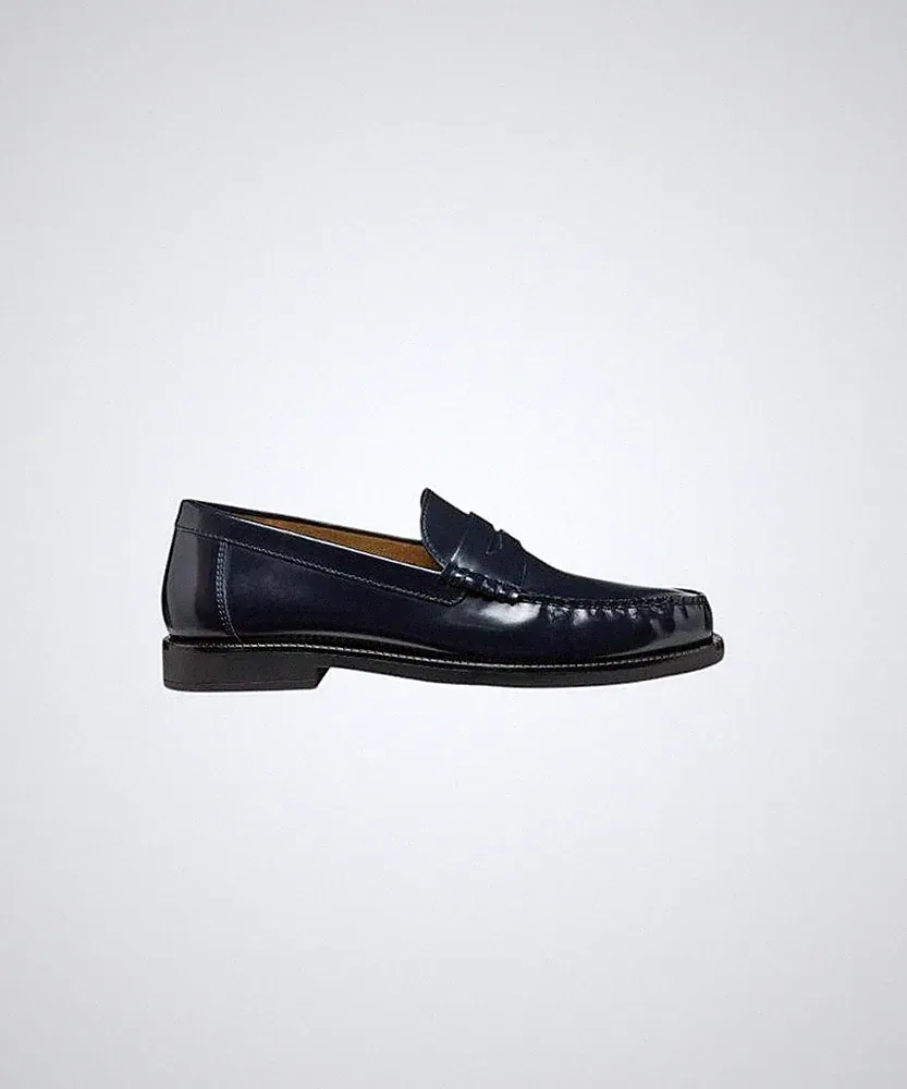 Geox Schuhe Halbschuh Leder Blau