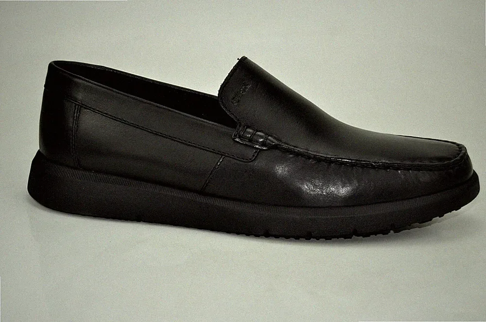 Geox U Errico B Mokassin Slipper Atmungsaktiv Ultra Leicht Loafer Herren Schuhe