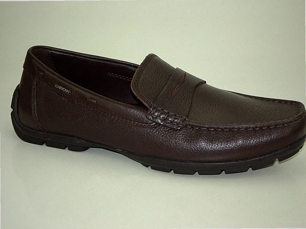 Geox U Moner W 2Fit D Double Fit Mokassin Slipper Atmungsaktiv Loafer Herren