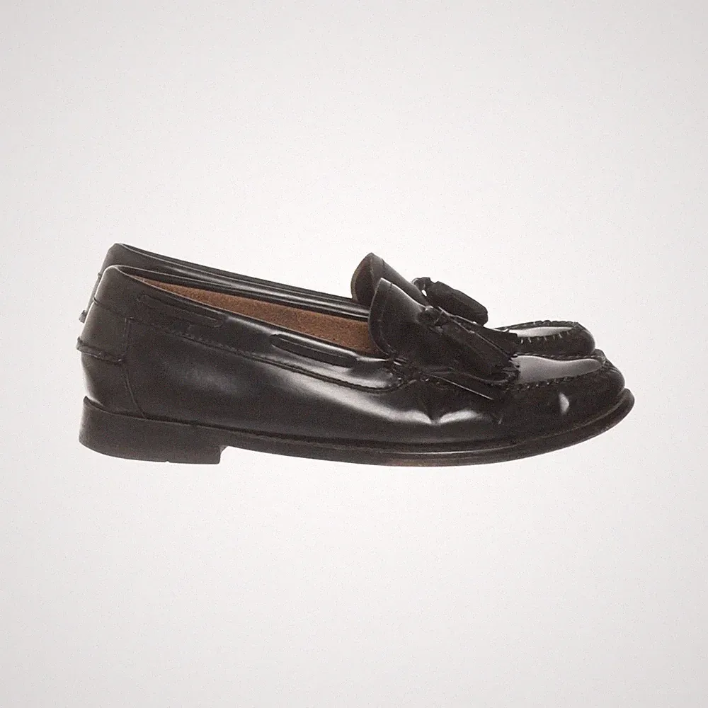 GH Bass & Co, Loafers, Größe: 38 1/2, Weejuns, Leder, Schwarz, Herren #F1c