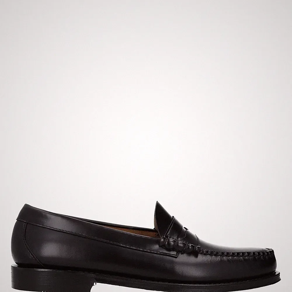 GH BASS Herren Weejun Heritage Larson Moc Penny Loafer Choc Braun EU 42,5 UVP 245