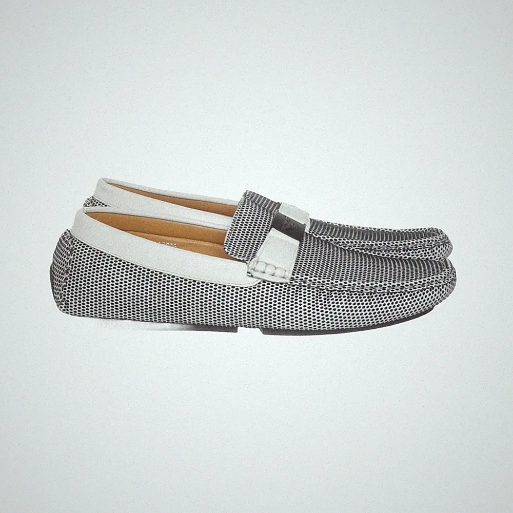 Gianni, Loafers, Größe: 41, Schwarz/Weiß, Herren #OTg