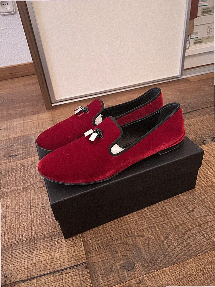 Giuseppe Zanotti Loafer aus Samt Gr. 41 NP: 459€
