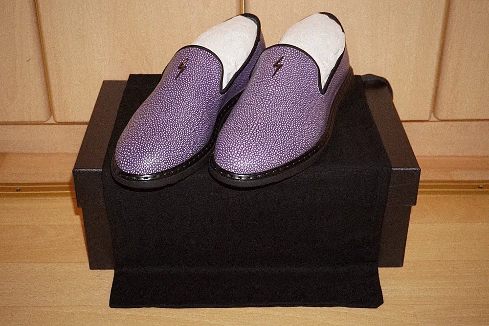 Giuseppe Zanotti - Loafer Kevin 10 PU, Gr. 40, violett