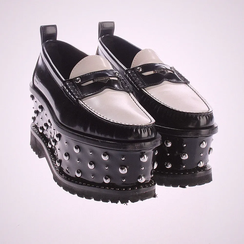 Givenchy Loafers 36 EUR Weiß Schwarz Sehr gut