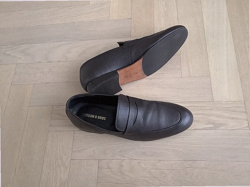 Gordon & Bros Herren Loafer Slipper Halbschuhe Dunkelbraun Gr. 43