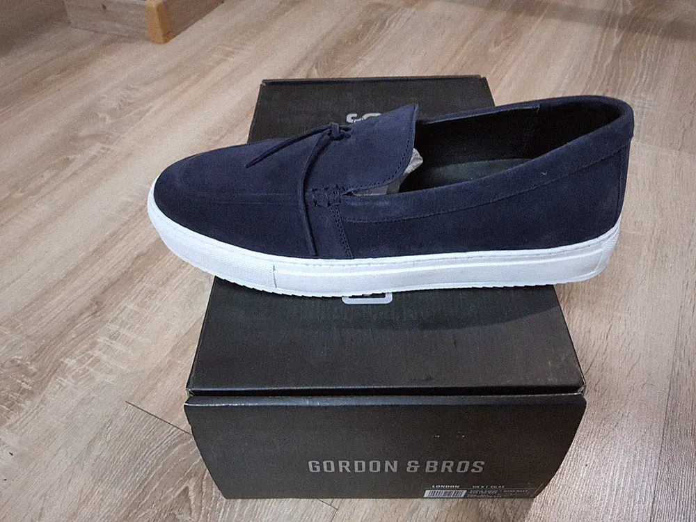 Gordon & Bros Loafer London Herren Leder Dark Navy Gr. 43 - Neu + OVP - 159,95€