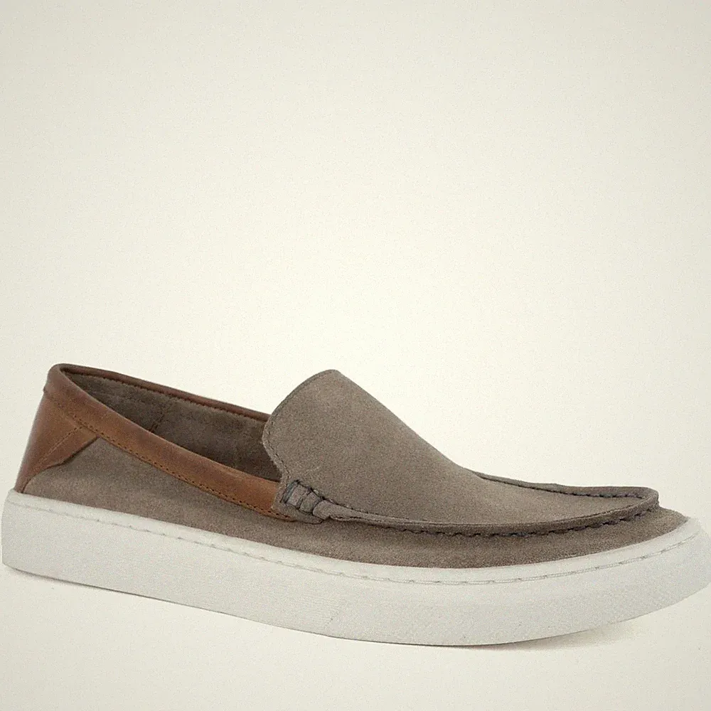 Grüner Schuhe Munich Herren Beige Wildleder Keilabsatz Loafer GRU3930-25119
