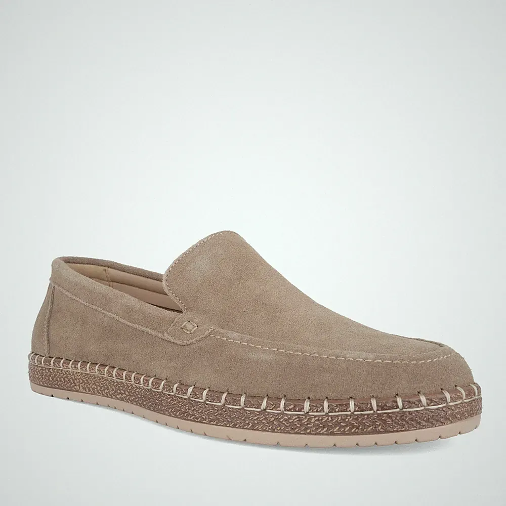 Grüner Schuhe Munich Herren Beige Wildleder Loafer Freizeit GRU6589-26113BEI