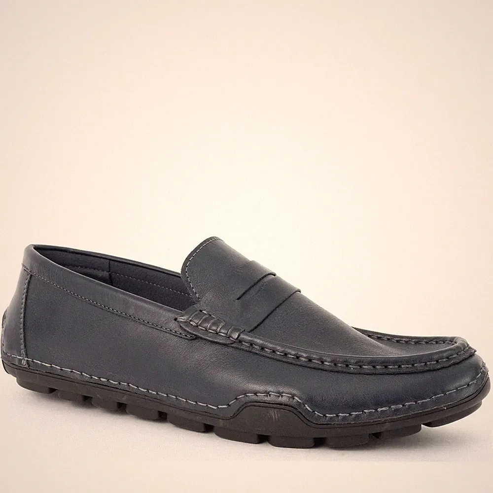 Grüner Schuhe Munich Herren Blaue Leder Loafer Freizeit GRU3930-25107