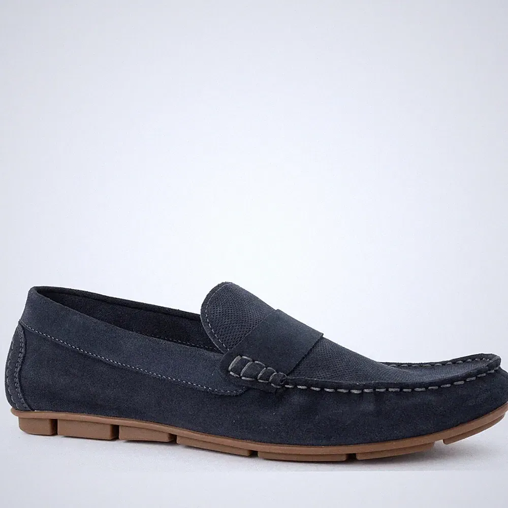 Grüner Schuhe Munich Herren Blaue Leder Loafer Freizeit GRU3930-25108